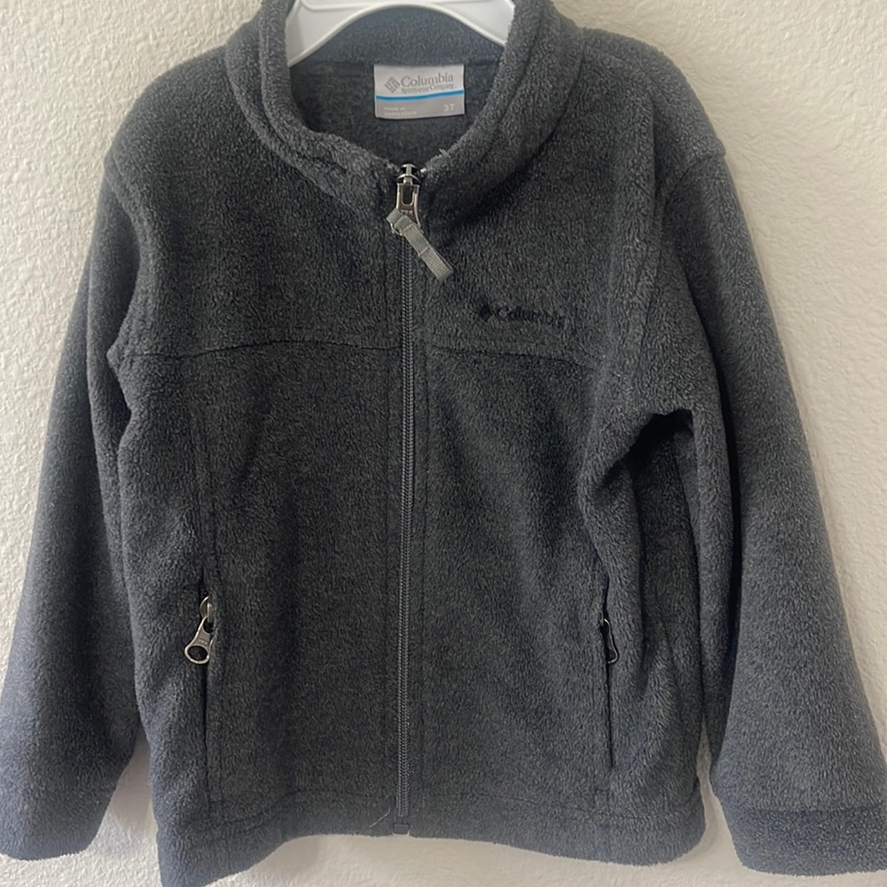 Toddler size 3T Columbia zip up fleece jacket